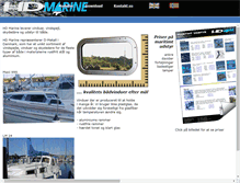 Tablet Screenshot of hdmarine.dk