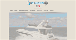 Desktop Screenshot of hdmarine.fr