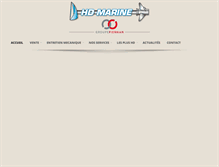 Tablet Screenshot of hdmarine.fr